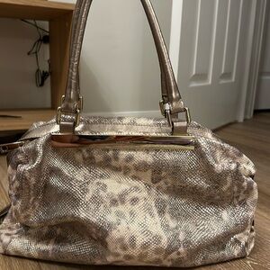 Snake skin gold purse limited edition Brazilian brand!!!! please message:)
